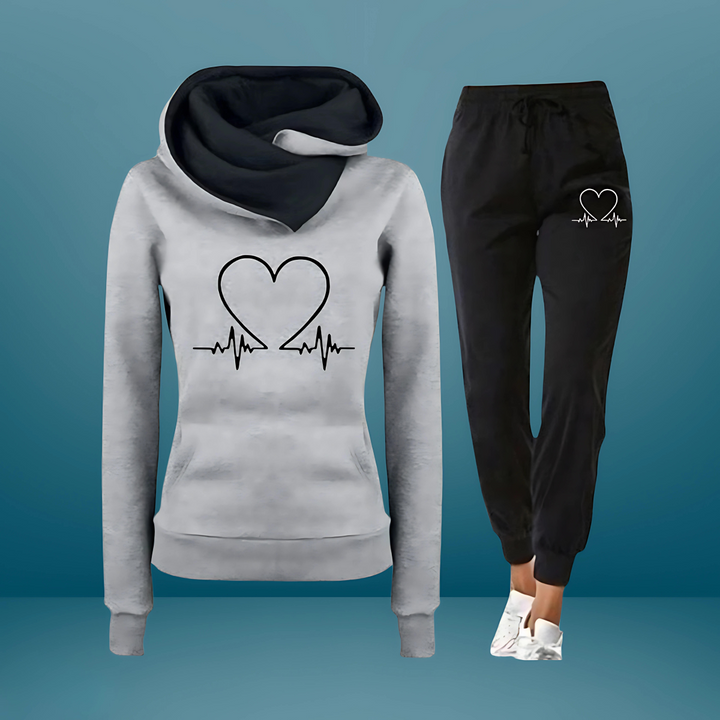 Sportbekleidungsset für Damen - Luftige Zweiteiliger Jogginganzug für Zuhause
