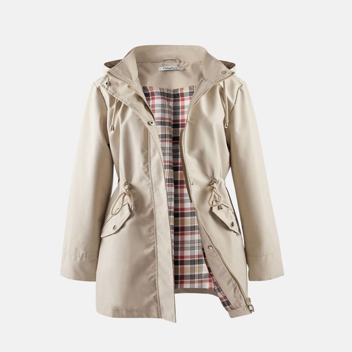Windbreaker für den Herbst - Stilvolle Regenjacke mit Kapuze für Damen