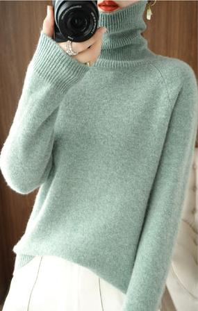 Oversized gestrickter Pullover mit Kabelmuster