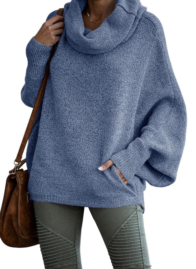 Oversized wollen damestrui voor de winter