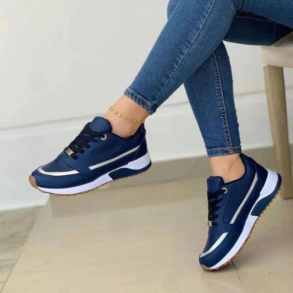 Nina Sport Sneakers | Elegante und bequeme Alltags-Damensneaker mit Schnürsenkeln