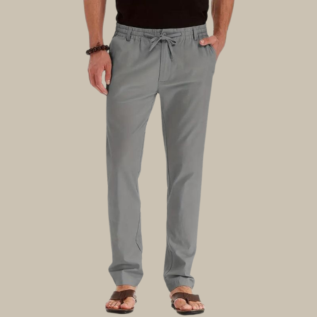 Sommerhose für Herren - Stilvolle leichte Hose im Leinen-Look