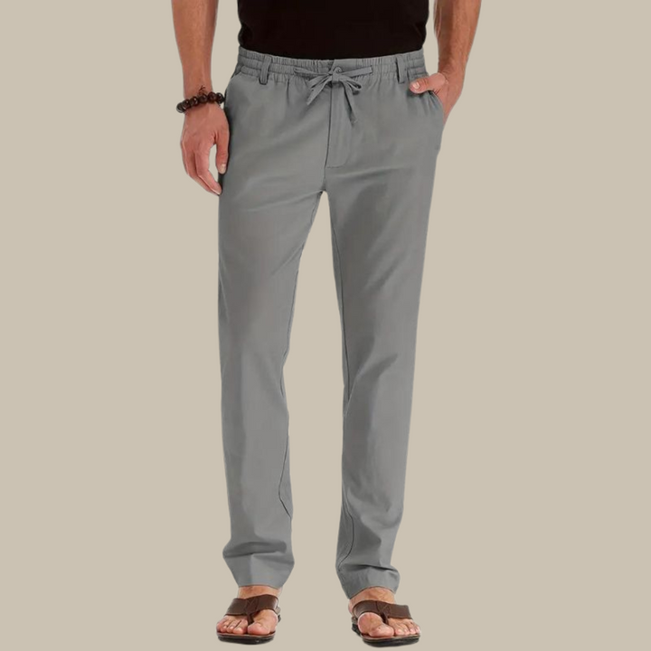 Sommerhose für Herren - Stilvolle leichte Hose im Leinen-Look
