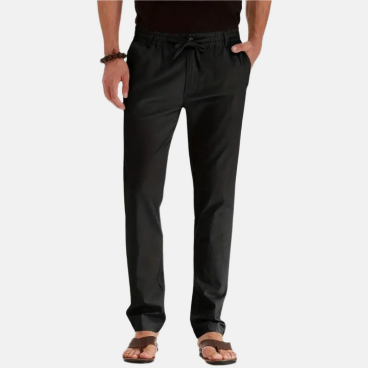 Sommerhose für Herren - Stilvolle leichte Hose im Leinen-Look