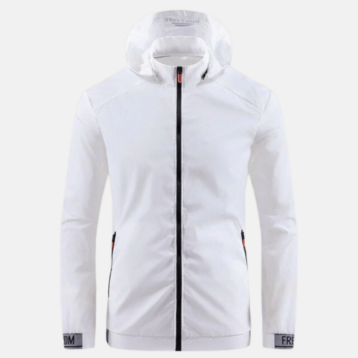 Regenjacke für Herren - Wasserdichte Übergangsjacke mit Kapuze