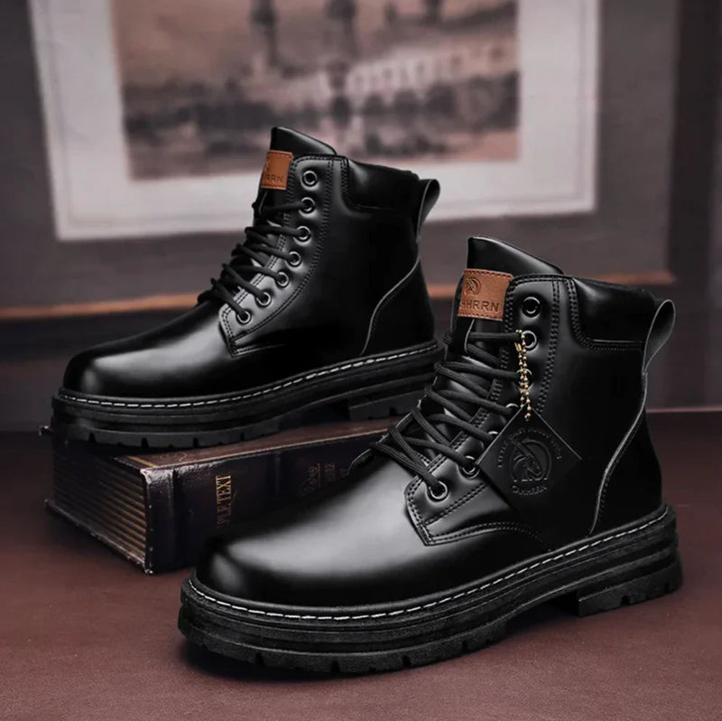Ultraleichte Delta Stiefeletten für Kalte Tage - Klassische Wasserdichte Schnürstiefel für Herren