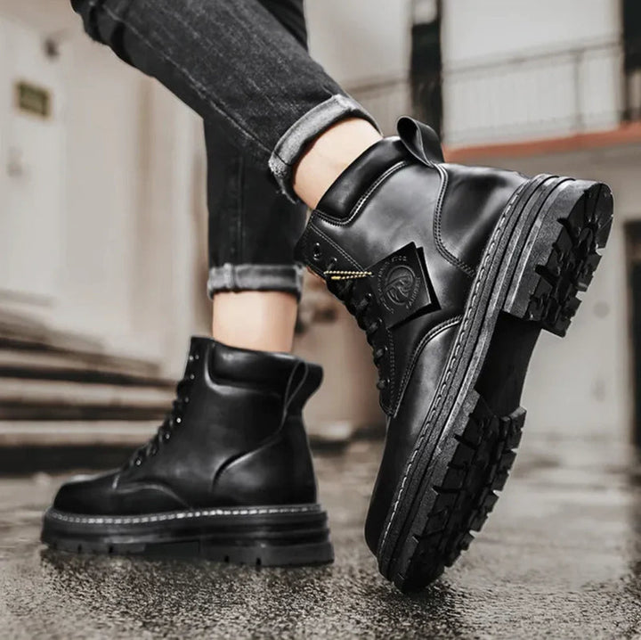 Ultraleichte Delta Stiefeletten für Kalte Tage - Klassische Wasserdichte Schnürstiefel für Herren