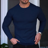 Liam Slim Fit Pullover | Eng anliegender Strickpullover mit Zopfmuster für Herren