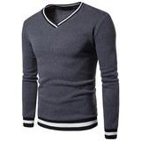 Ralph V-Ausschnitt Pullover | Lässiger Strickpullover mit V-Ausschnitt für Herren