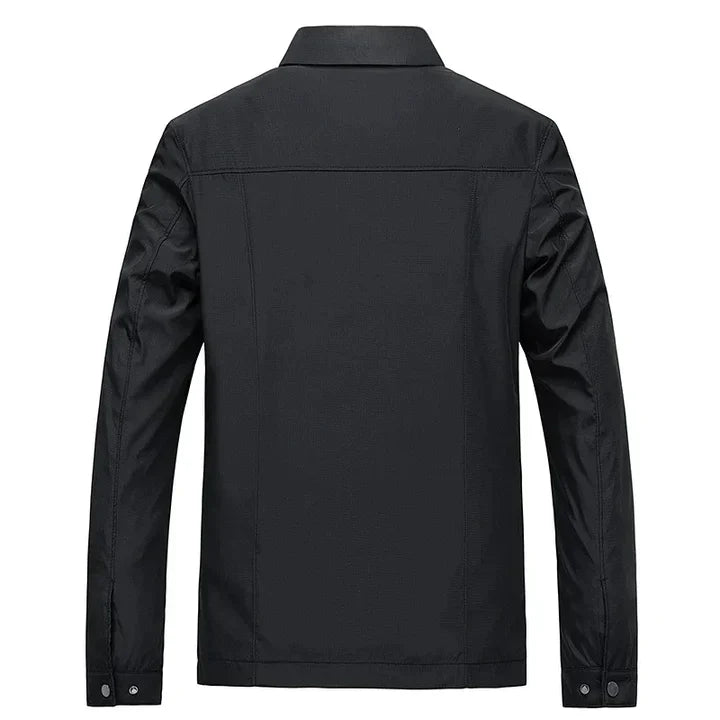 Übergangsjacke für den Herbst - Stilvolle Jacke mit Stehkragen für Herren