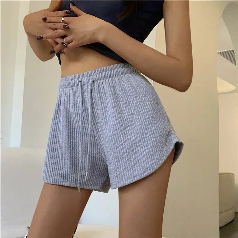 Sweat Shorts für Damen - Bequeme kurze Musselin hosen fur Sommer