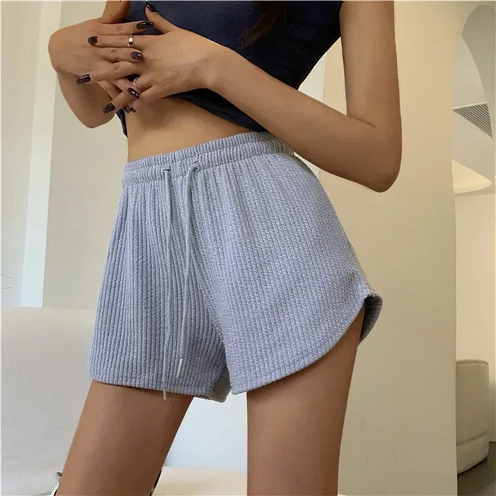 Sweat Shorts für Damen - Bequeme kurze Musselin hosen fur Sommer