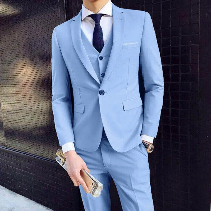 Hochzeitsanzug für Herren - 3-teiliger Anzug mit Weste, Blazer und Hose