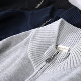 Gents Zip Sweater | Lässige Strickjacke für Herren mit Reißverschluss und Kragen