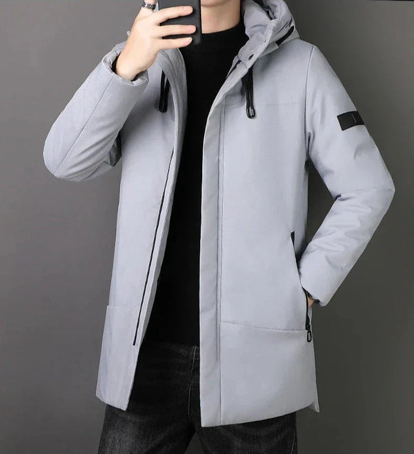 Dave Urban Parka | Langer eleganter warmer wasserdichter Wintermantel für Herren für kalte Tage