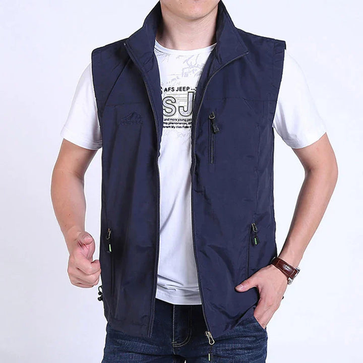 Weste für Herren - Outdoor Ärmellose Übergangsjacke