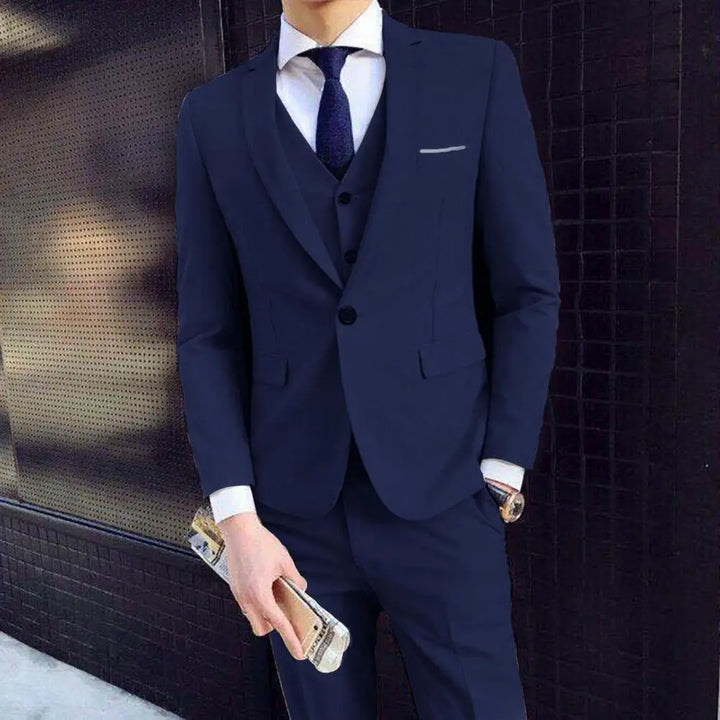 Hochzeitsanzug für Herren - 3-teiliger Anzug mit Weste, Blazer und Hose