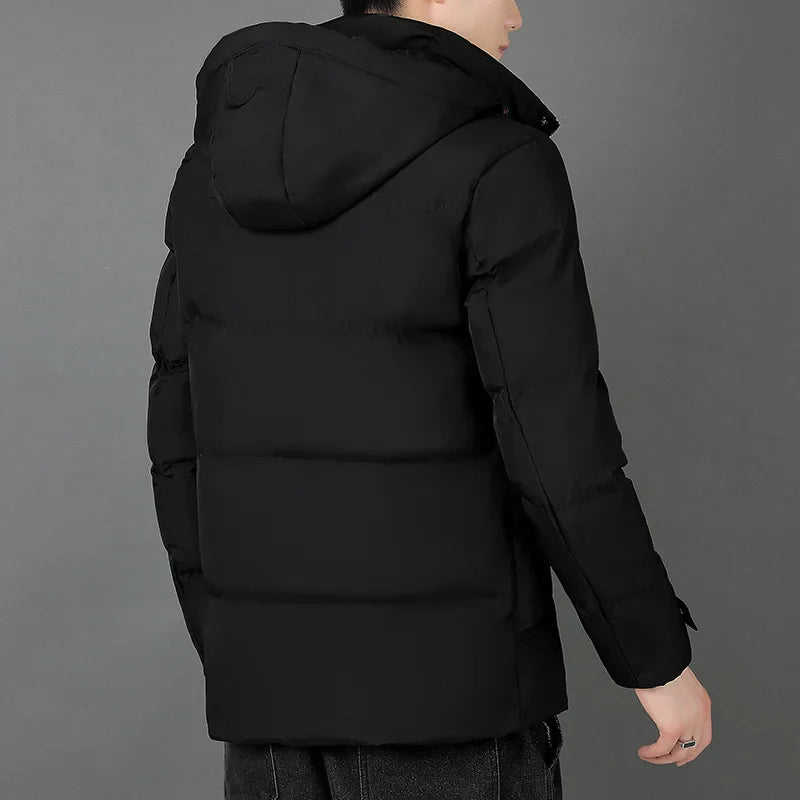 IceShield Steppmäntel | Wasserdichte warme Winterjacke für Herren