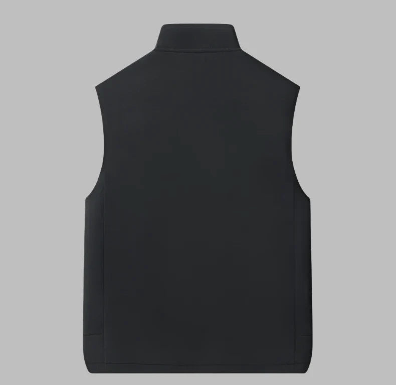 Weste für Herren - Ärmellose Outdoor Weste mit Fleece-Futter