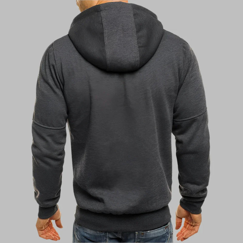 Gents Kapuzenjacke | Casual Herren Hoodie mit Reißverschluss