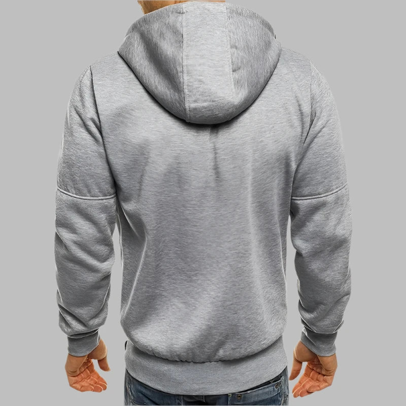 Gents Kapuzenjacke | Casual Herren Hoodie mit Reißverschluss