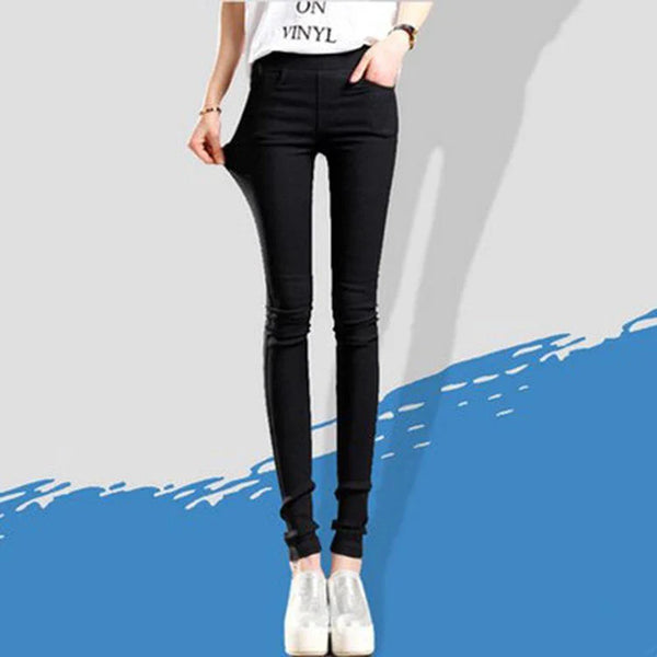 Gisela Pencil Pants | Trendige elastische Stretch-Sommerhose in komfortabler Skinny-Passform