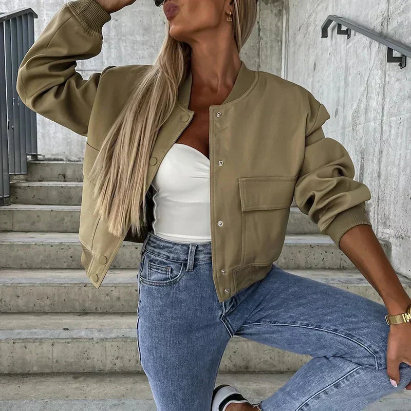 Bomberjacke für den Herbst - Stilvolle Übergansjacke für Damen