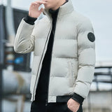 UrbanQuest Puffer | Stilvolle Kurze Winterjacke für Herren mit Klassischem Kragen