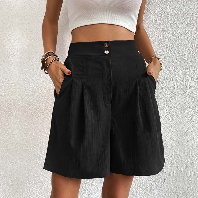 Bersha Shorts | Lässige farbige bermudas damen