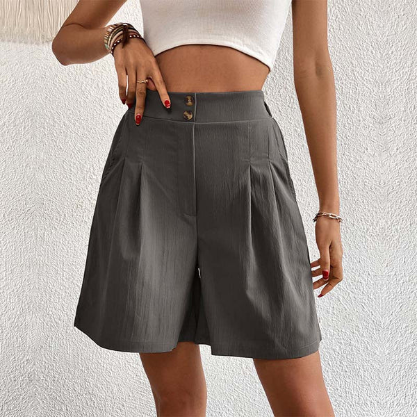 Bersha Shorts | Lässige farbige bermudas damen