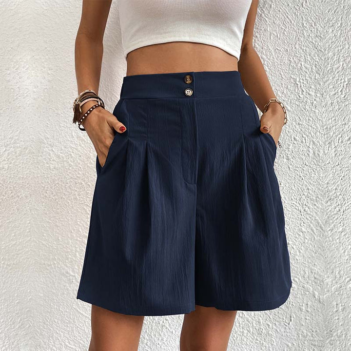 Bersha Shorts | Lässige farbige bermudas damen
