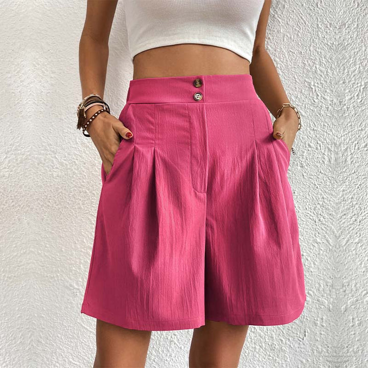 Bersha Shorts | Lässige farbige bermudas damen