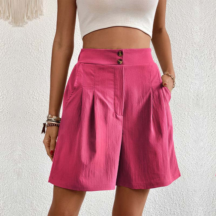 Bersha Shorts | Lässige farbige bermudas damen