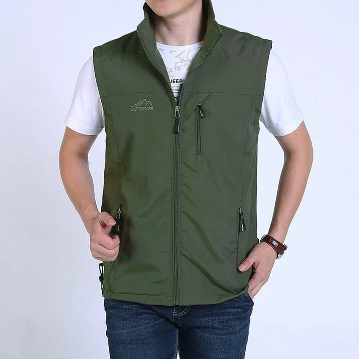 Weste für Herren - Outdoor Ärmellose Übergangsjacke