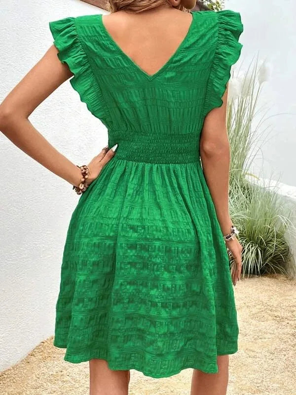 Sommerkleid für Damen - Elegantes Luftige italienische Maxikleid