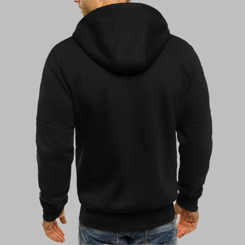 Gents Kapuzenjacke | Casual Herren Hoodie mit Reißverschluss