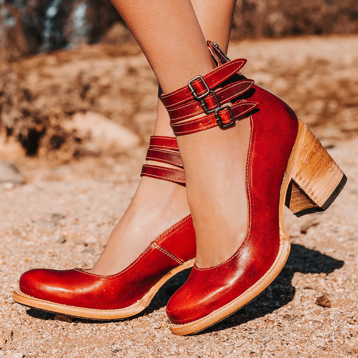 Schuhe Schnallen