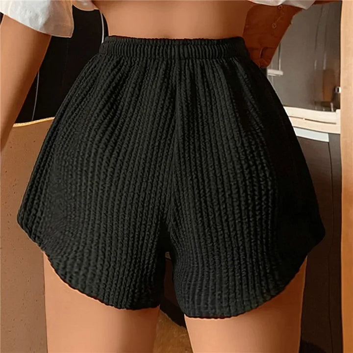 Sweat Shorts für Damen - Bequeme kurze Musselin hosen fur Sommer