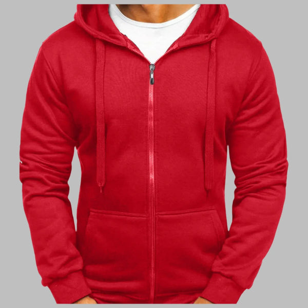 Max Casual Hoodie Weste | Bequeme Herren-Hoodie mit Reißverschluss für den täglichen Gebrauch