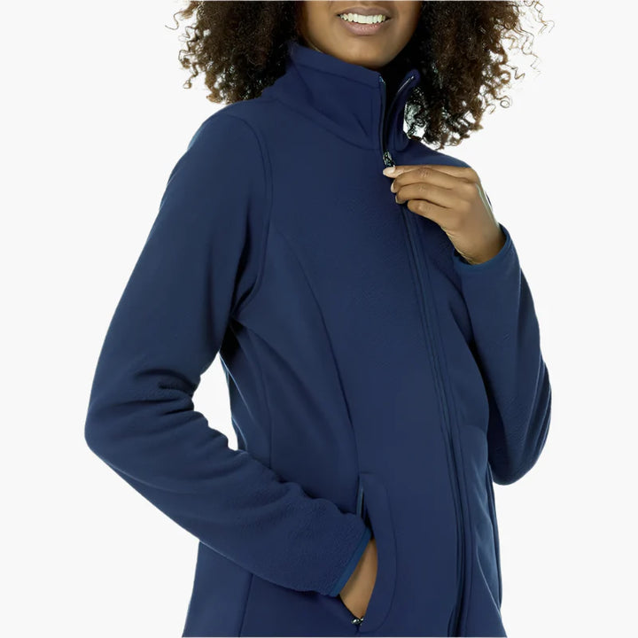 Fleecejacke für die kalten Tage - Outdoor Fleecejacke mit Kapuze für Damen