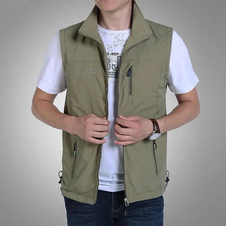 Weste für Herren - Outdoor Ärmellose Übergangsjacke