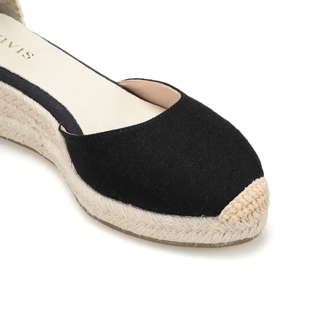 Tônivis Espadrilles Plateau | Bequeme Damen Keilabsatz Schnür-Sandalen für Sommer