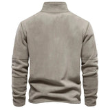 Brunello Fleece Zipper | Premium Casual Fleece-Pullover mit Reißverschluss und Kragen