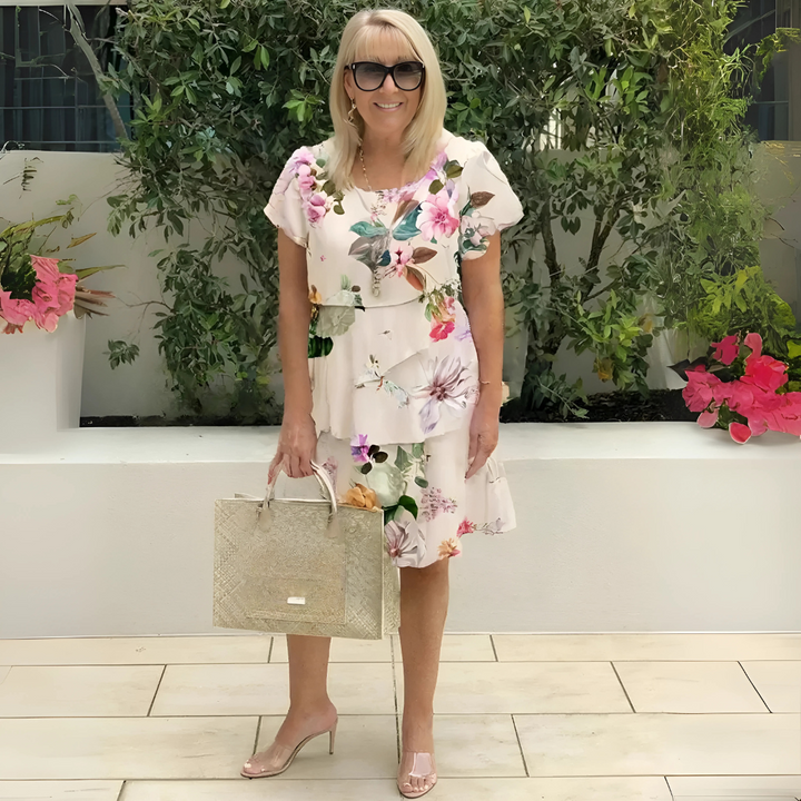 Sommerkleid Blumenmuste