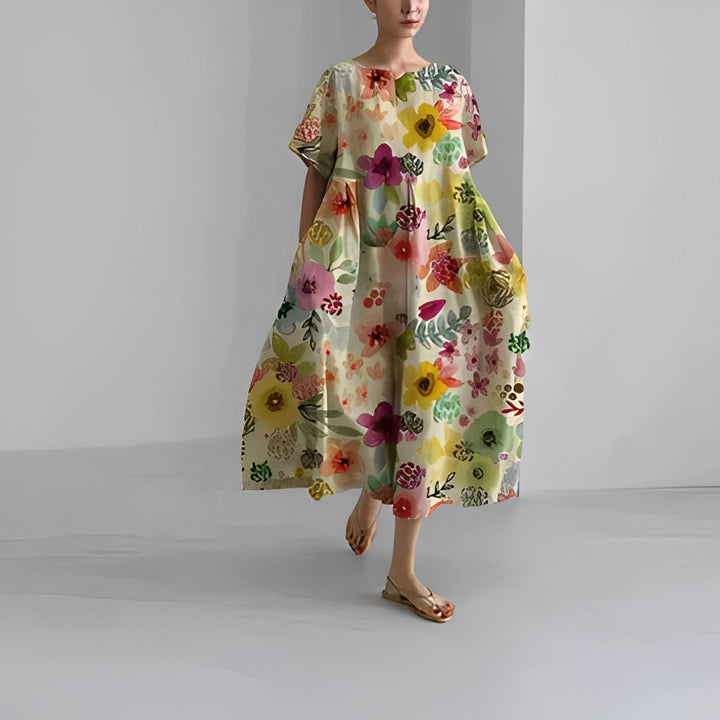 Sommerkleid Blumenprint Damen