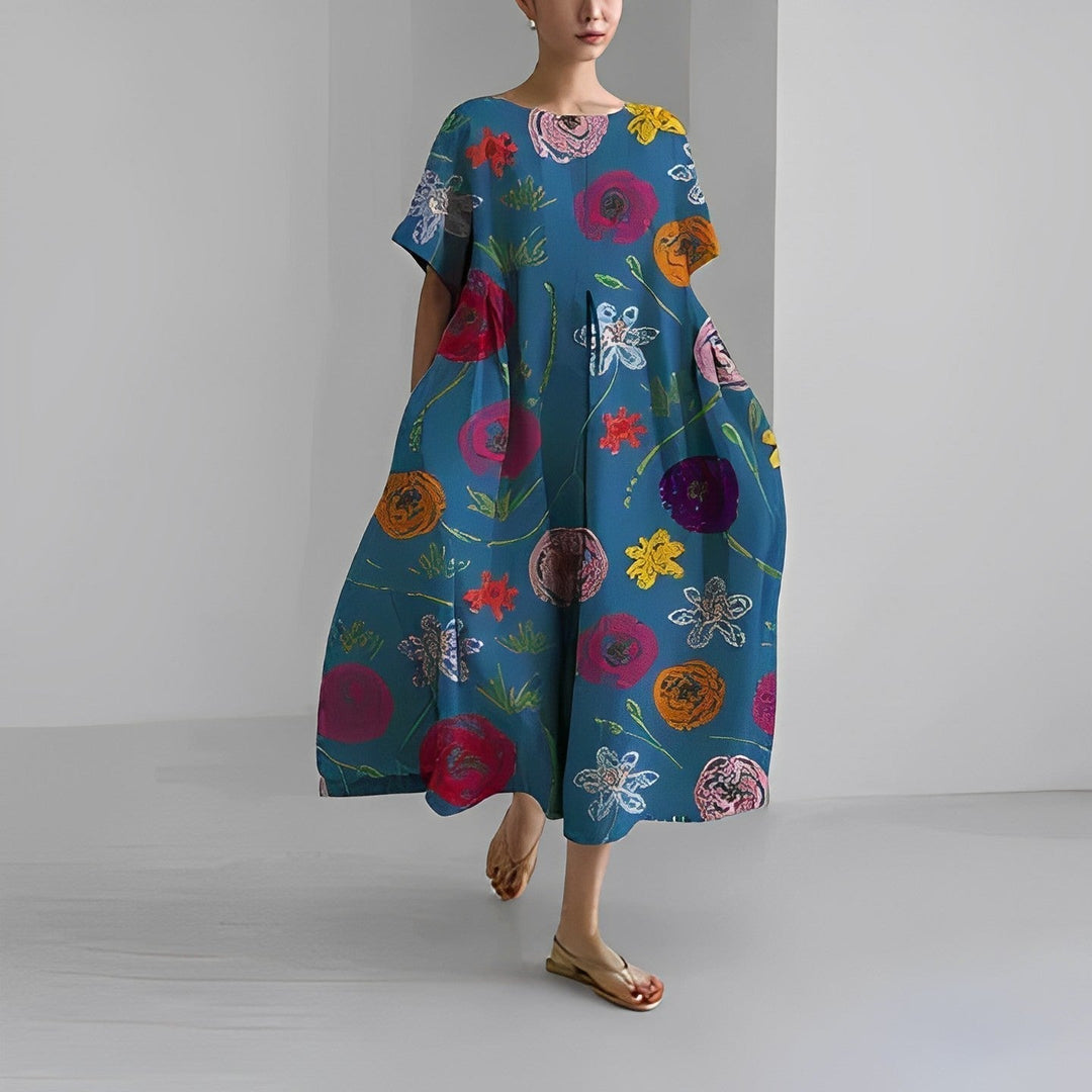Sommerkleid Blumenprint Damen