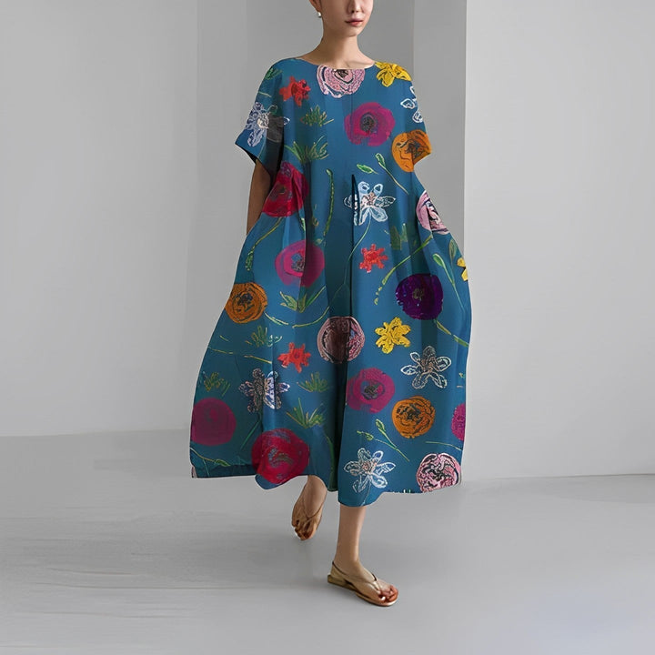 Sommerkleid Blumenprint Damen