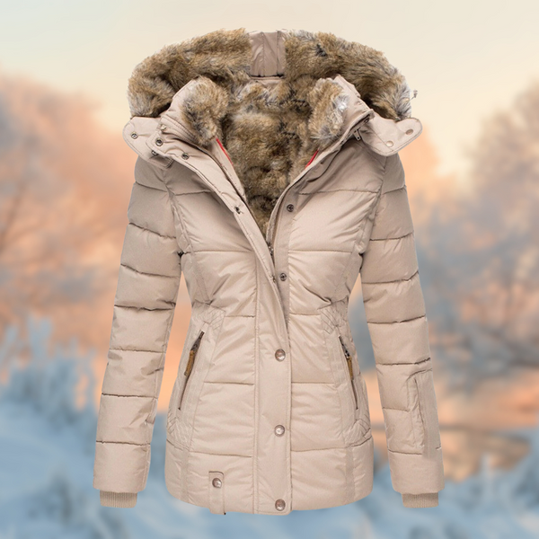 Stella Marie Parka | Warmer wasserdichter Winterparka mit Fleece-Futter für Damen