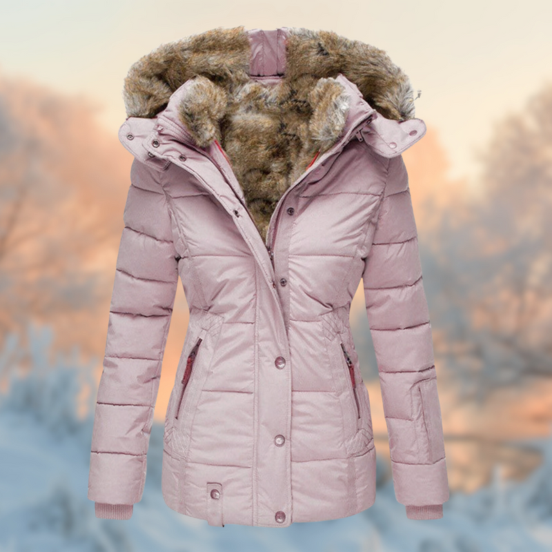 Stella Marie Parka | Warmer wasserdichter Winterparka mit Fleece-Futter für Damen