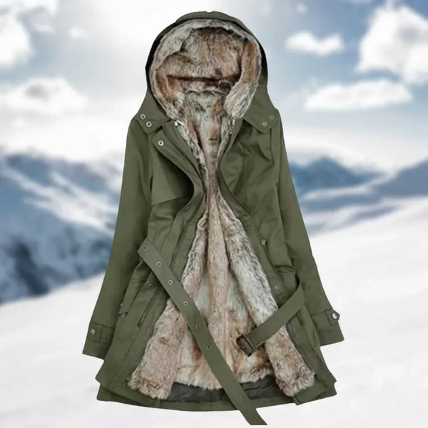 Stella Marie Parka | Stilvolle lange Winterparka mit polar fleece Futter für Damen